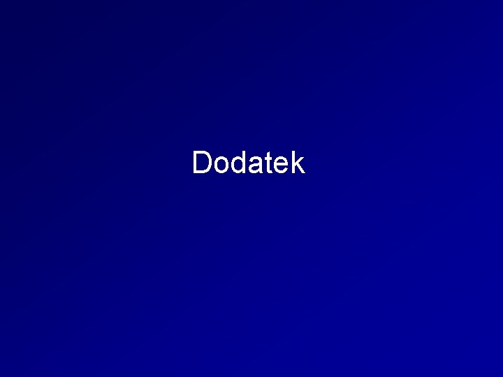 Dodatek 