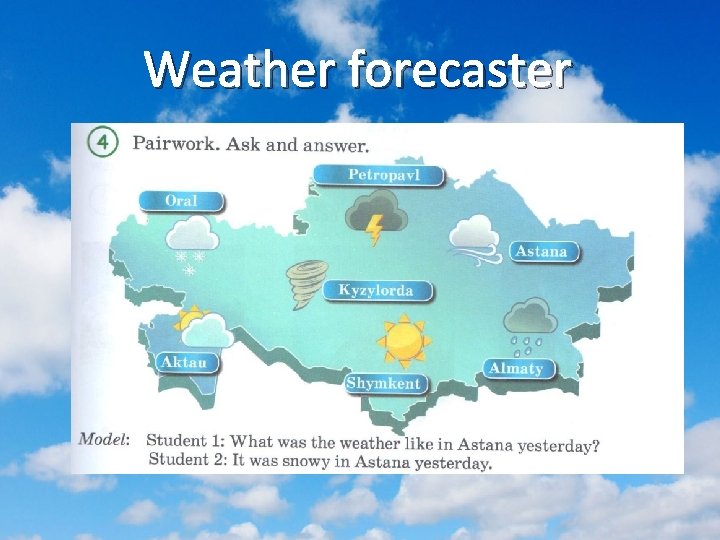 Weather forecaster 