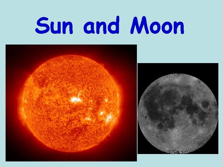 Sun and Moon 