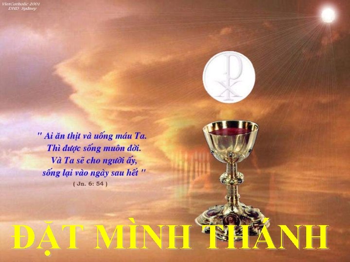 ĐẶT MÌNH THÁNH 