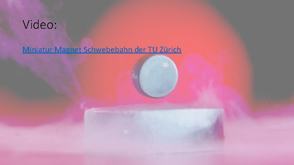 Video: Miniatur Magnet Schwebebahn der TU Zürich 