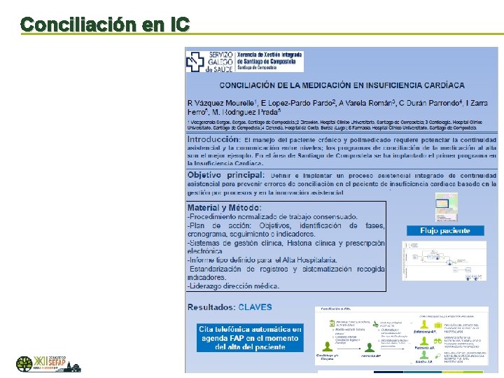 Conciliación en IC 