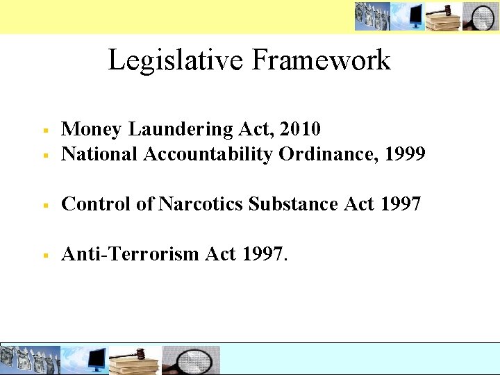 Legal Regime For Aml Anti Money Laundering Issues