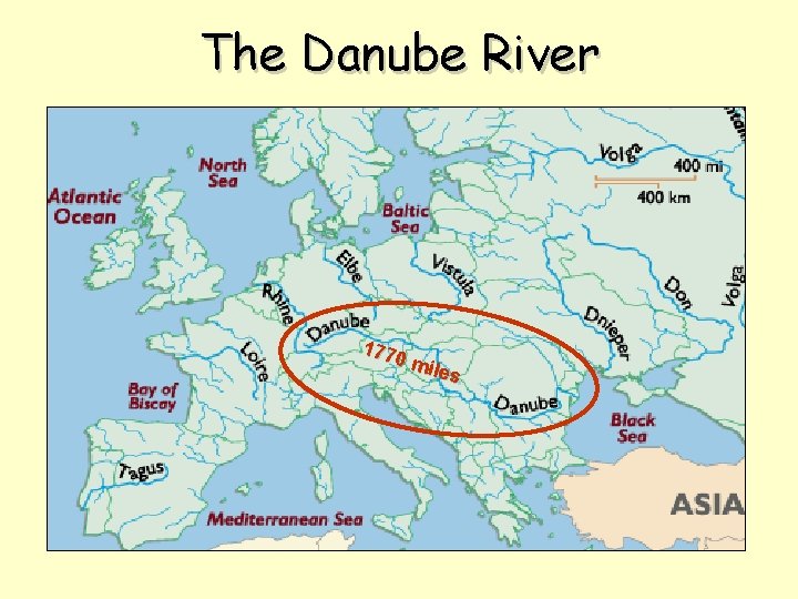 The Danube River 1770 mile s 