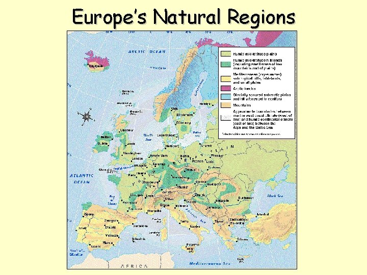 Europe’s Natural Regions 