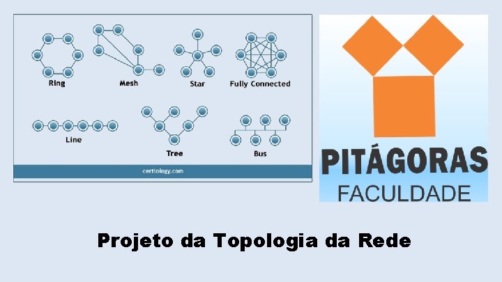 Projeto da Topologia da Rede Projeto da Topologia da Rede