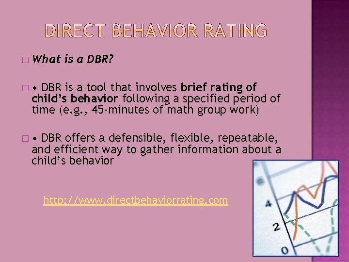 � What is a DBR? � • DBR is a tool that involves brief