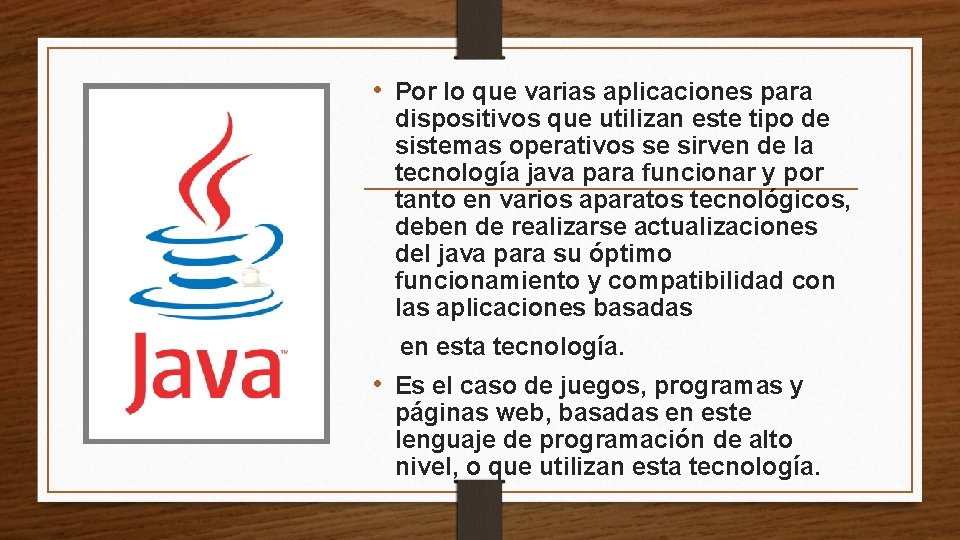 Lenguaje de Programacin Java Integrantes del equipo Andrs