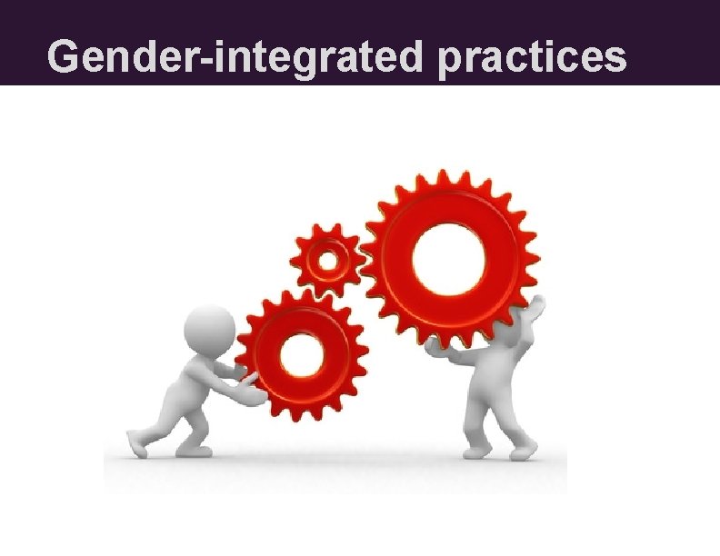 Gender-integrated practices Gender-integrated practices