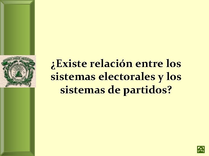 ¿Existe relación entre los sistemas electorales y los sistemas de partidos? 