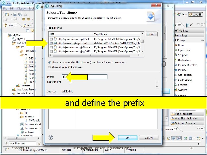 and define the prefix chapter 11 © copyright Janson Industries 2011 99 