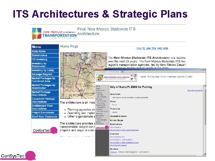 ITS Architectures & Strategic Plans 5 