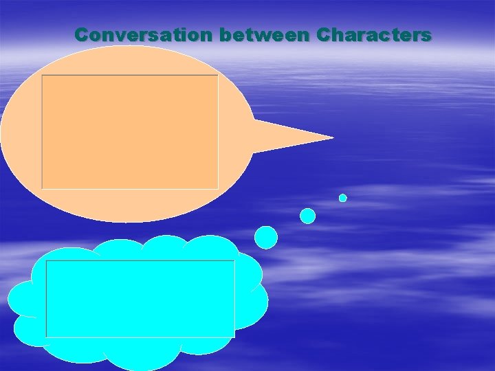 Conversation between Characters 