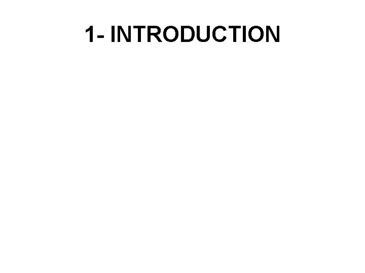 1 - INTRODUCTION 