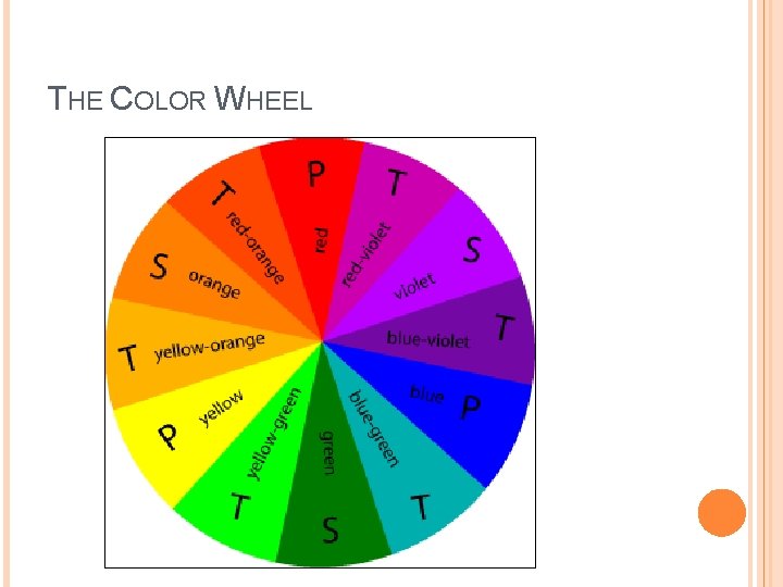 THE COLOR WHEEL 