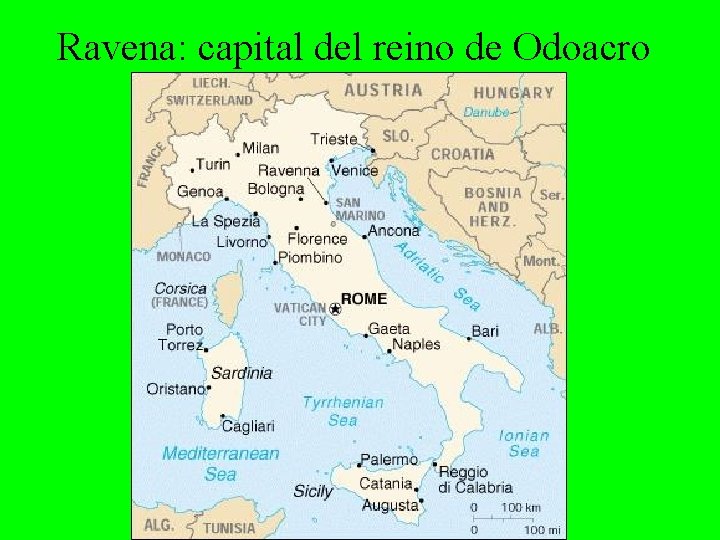 Ravena: capital del reino de Odoacro Ravena: capital del reino de Odoacro