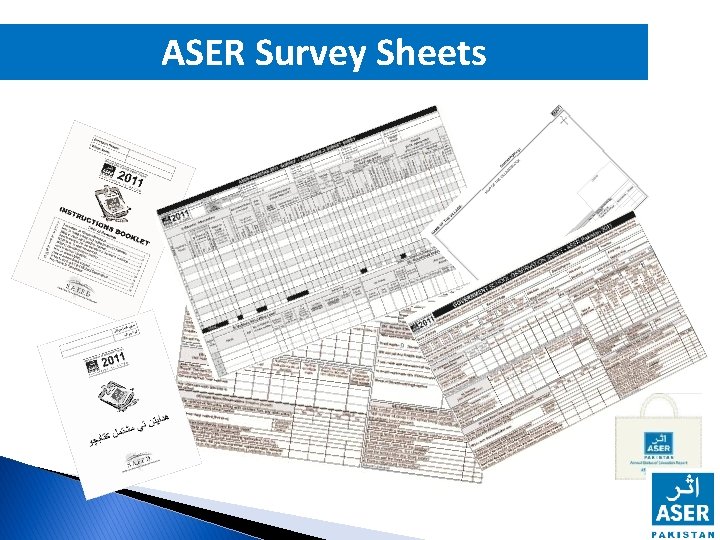 ASER Survey Sheets 