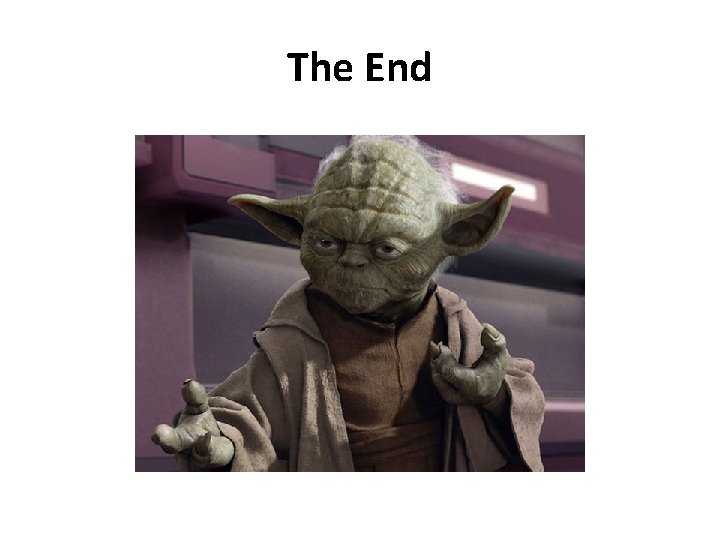 The End 