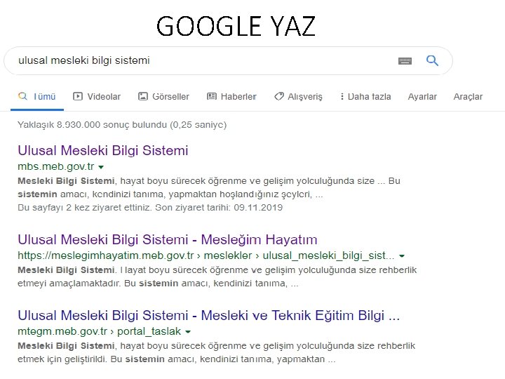 GOOGLE YAZ 