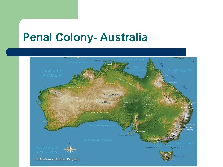 Penal Colony- Australia 