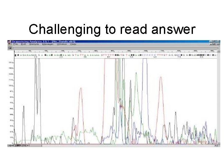 Challenging to read answer Challenging to read answer