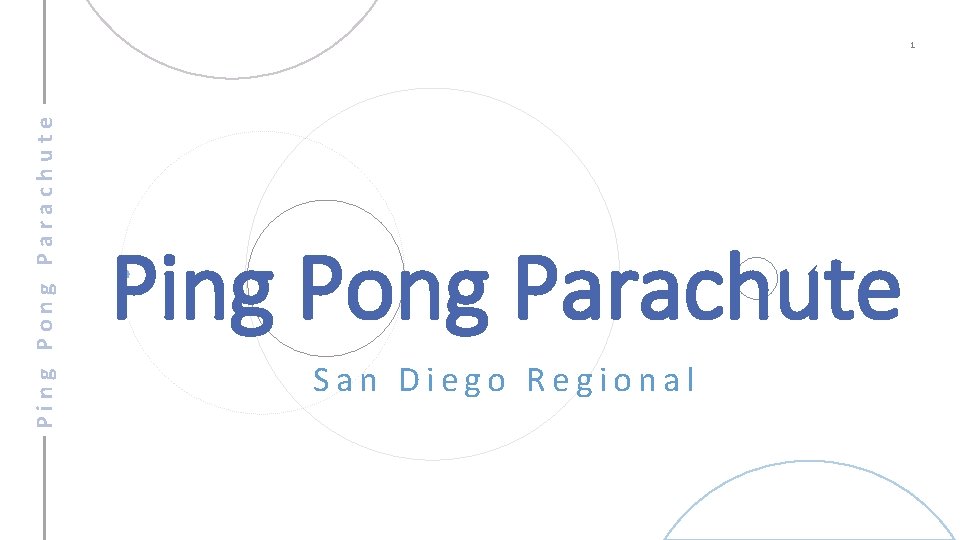 Ping Pong Parachute 1 Ping Pong Parachute San Diego Regional 