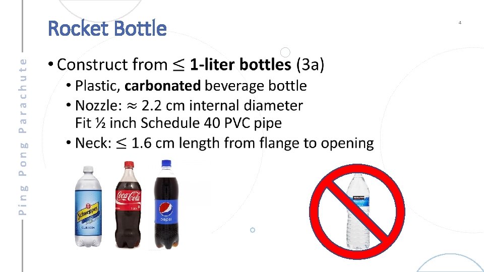 Ping Pong Parachute Rocket Bottle • 4 