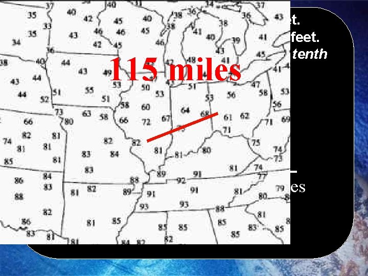 The elevation of Albany is 282 feet. The elevation at Binghamton is 1634 feet.