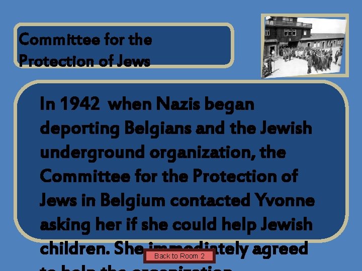 Name of Museum Committee for the Protection of Jews Insert Artifact Picture Here In Name of Museum Committee for the Protection of Jews Insert Artifact Picture Here In