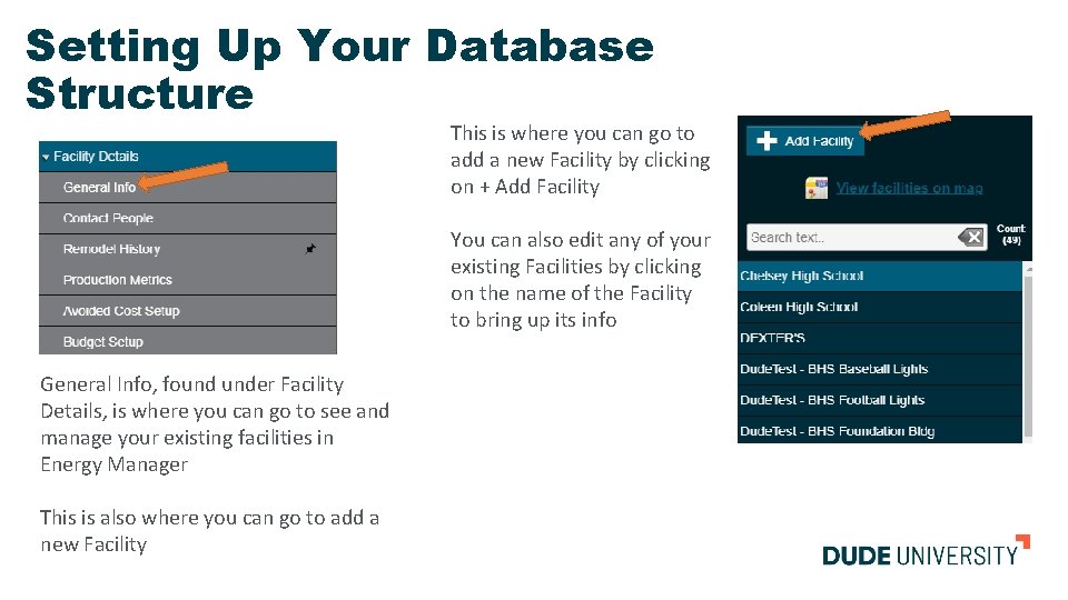 Setting Up Your Database Structure This is where you can go to add a
