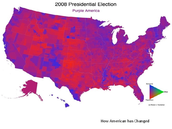 How American has Changed 