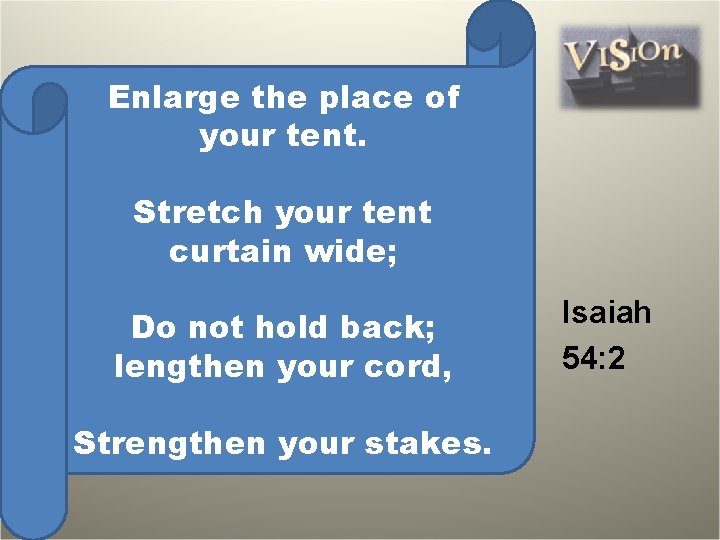 Enlarge the place of your tent. Stretch your tent curtain wide; Do not hold