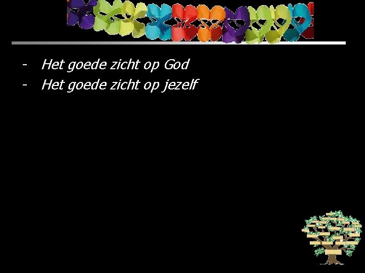 - Het goede zicht op God - Het goede zicht op jezelf 