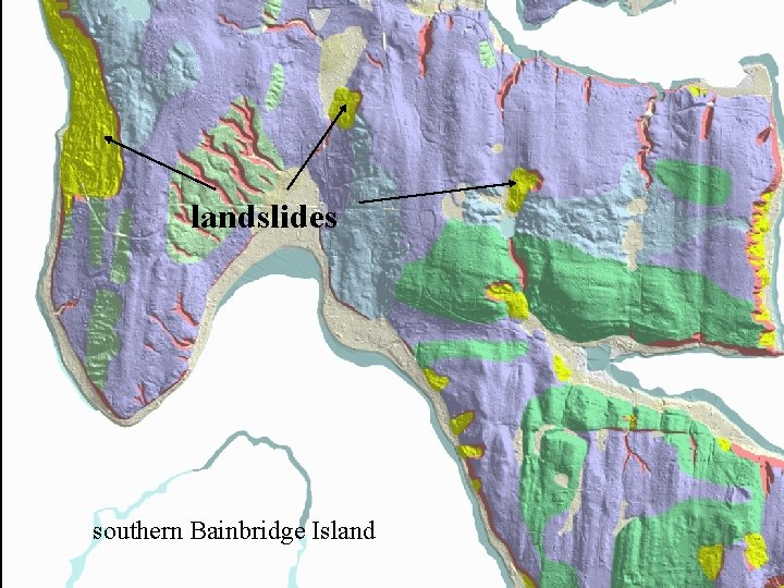 landslides southern Bainbridge Island 