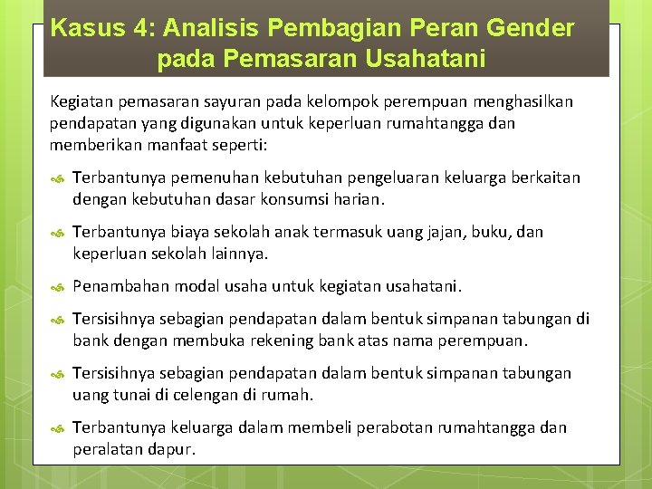 Mata Kuliah Gender Dan Keluarga Bab Iii Peran