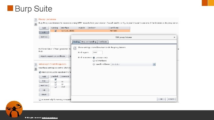 Burp Suite © All rights reserved. www. keepcoding. io 