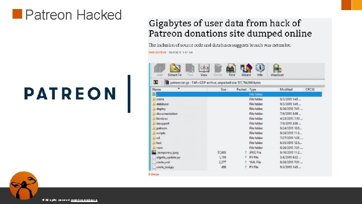 Patreon Hacked © All rights reserved. www. keepcoding. io 