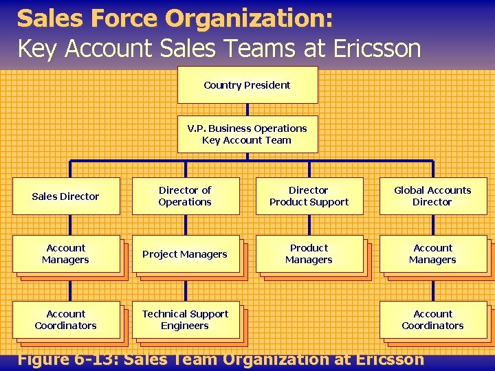 Sales Force Organization: Key Account Sales Teams at Ericsson Country President V. P. Business