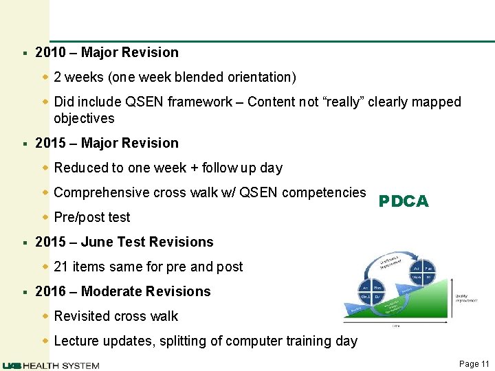 § 2010 – Major Revision w 2 weeks (one week blended orientation) w Did § 2010 – Major Revision w 2 weeks (one week blended orientation) w Did