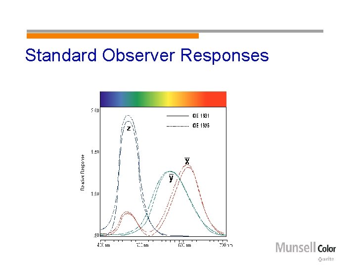 Standard Observer Responses 