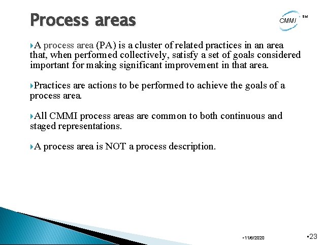 CMMI 1162020 SM 1 What is CMMI CMMI