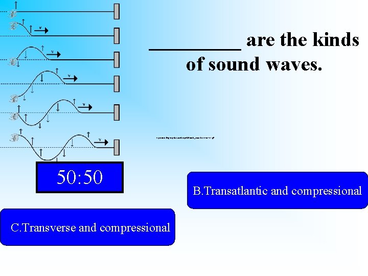 _____ are the kinds of sound waves. http: //www. ling. mq. edu. au/units/sph 301/basic_acoustics/transverse.