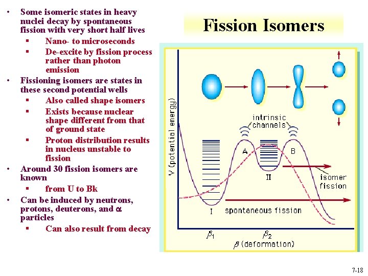  • • Some isomeric states in heavy nuclei decay by spontaneous fission with