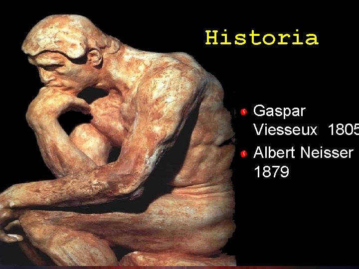 Historia Gaspar Viesseux 1805 Albert Neisser 1879 