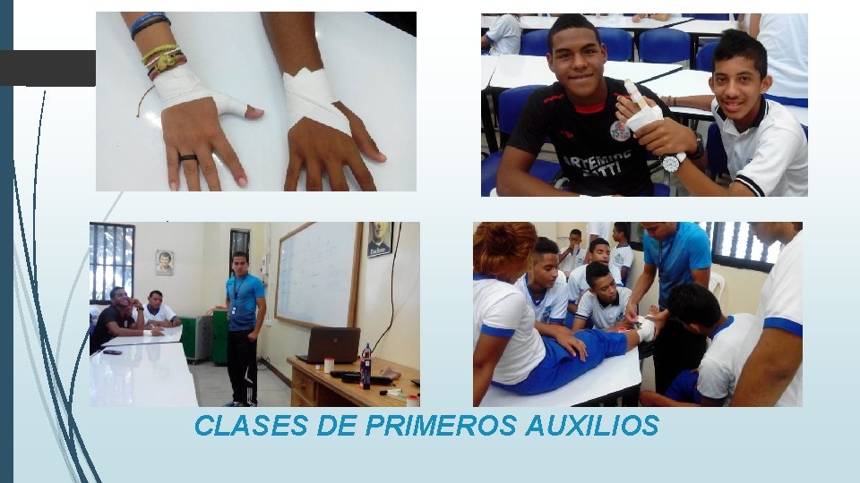 CLASES DE PRIMEROS AUXILIOS 