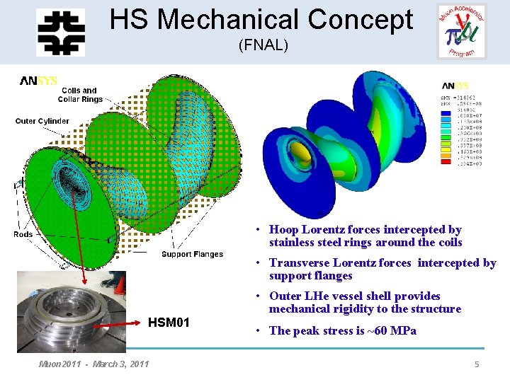 HCC - Helical Solenoid HS Mechanical Concept (FNAL) Development • Hoop Lorentz forces intercepted