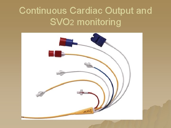 Continuous Cardiac Output and SVO 2 monitoring Continuous Cardiac Output and SVO 2 monitoring
