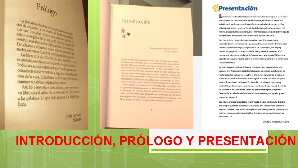 INTRODUCCIÓN, PRÓLOGO Y PRESENTACIÓN 