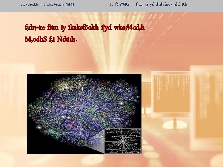 ikaksfúokh i|yd wka; ¾cd, h Ndú; h 11 f. Ya%Ksh - f; dr; =re