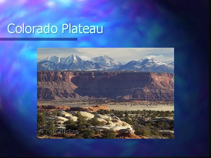 Colorado Plateau 